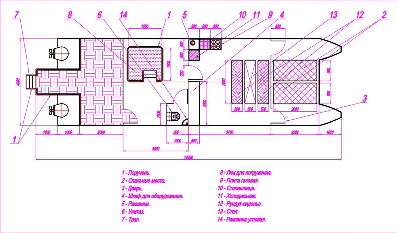 Водолазный бот Kazboat -1400